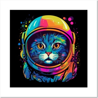 Space Cat Posters and Art